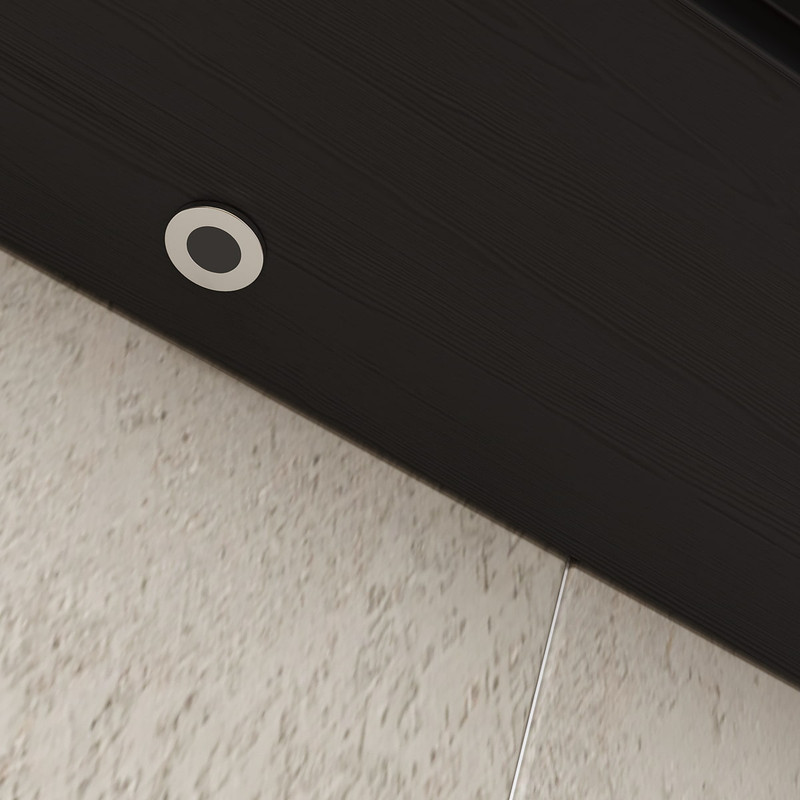 Зеркало-шкаф EQUIL Strong 50, подвесной, 1 дв., дуб черный