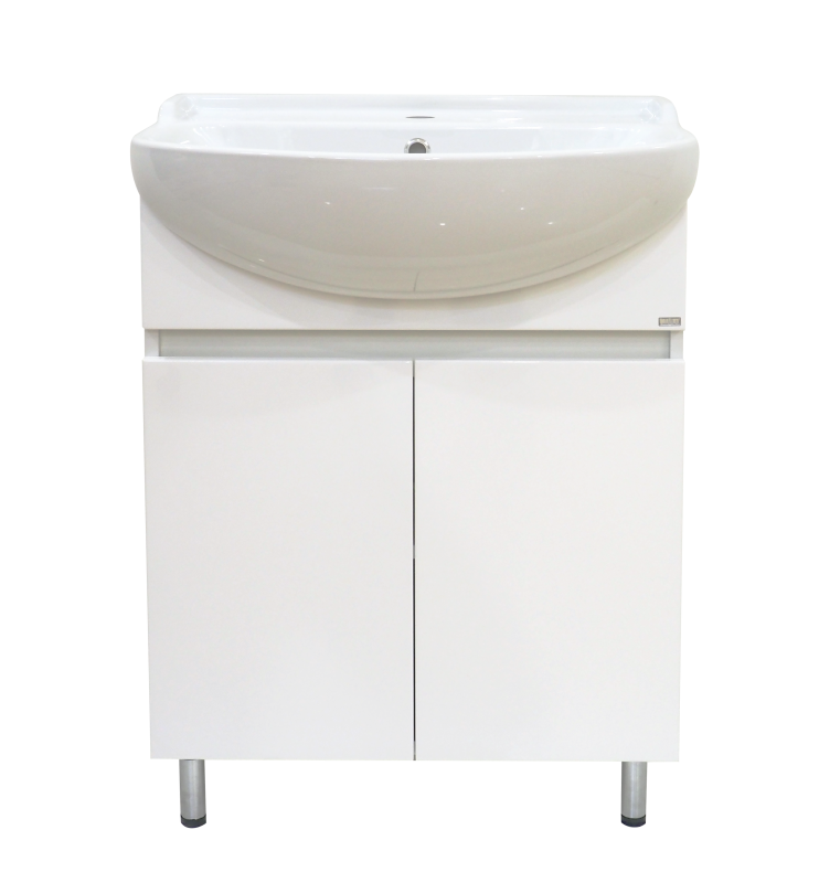 Тумба с раковиной Misty Амур 60 белый