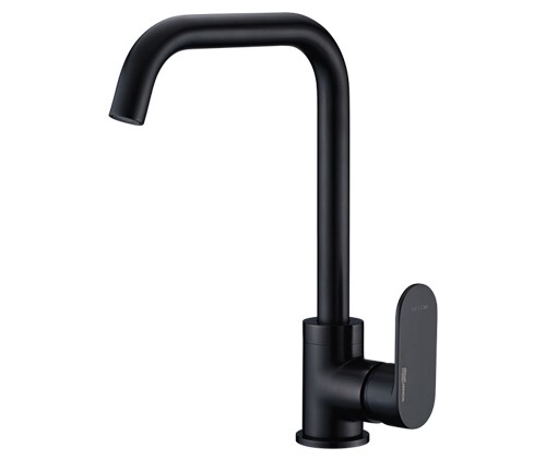 Смеситель для кухни WasserKraft Elbe A7407 черный Soft-touch