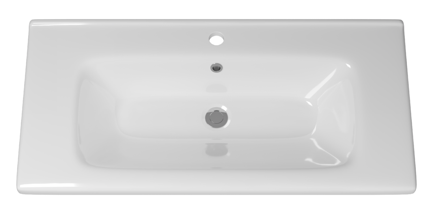 Тумба с раковиной Brevita Alicante 90 подвесная, капучино