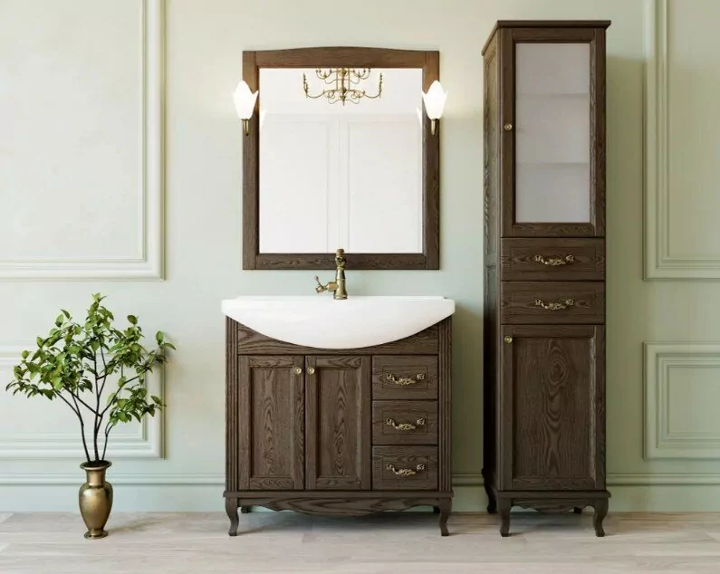 Зеркало ValenHouse Эллина 80 кальяри, бронза