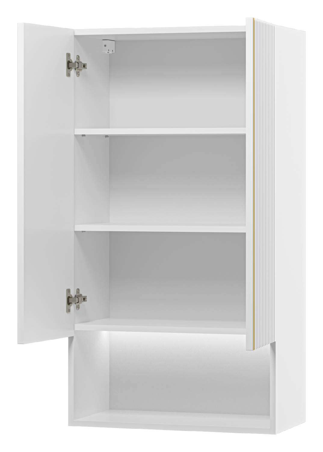 Шкаф навесной Brevita Vega 60 белый/золото