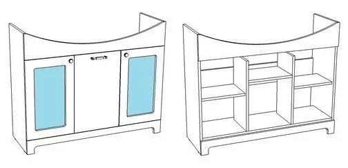 Тумба с раковиной Corozo Прованс 105 напольная, белая Тумба с раковиной Corozo Прованс 105 напольная, белая