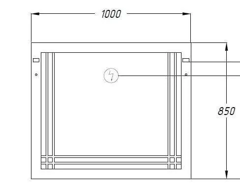 Зеркало Opadiris Сакура 100 свет, светлый орех