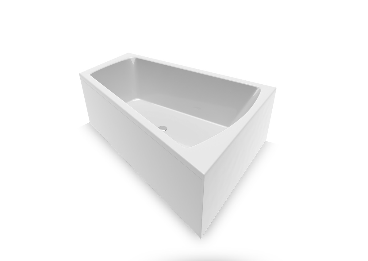 Ванна акриловая Vayer Trinity 160x120 R правая