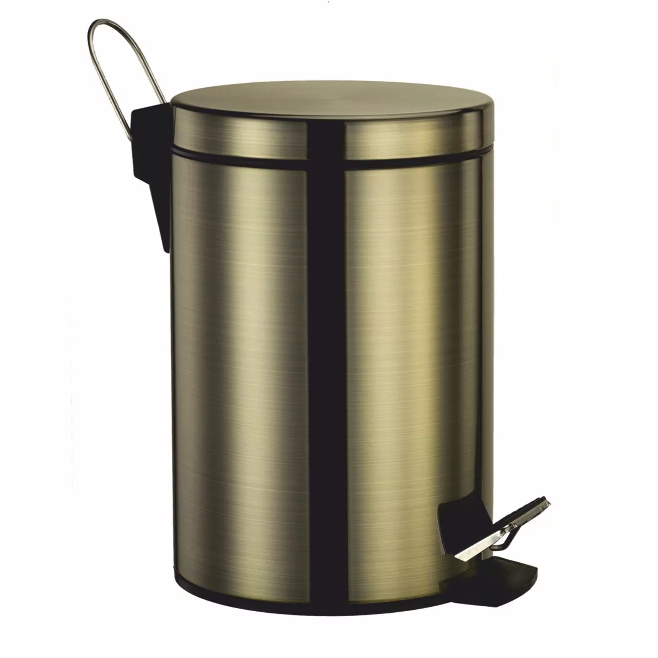 Ведро для мусора WasserKraft K-645 светлая бронза