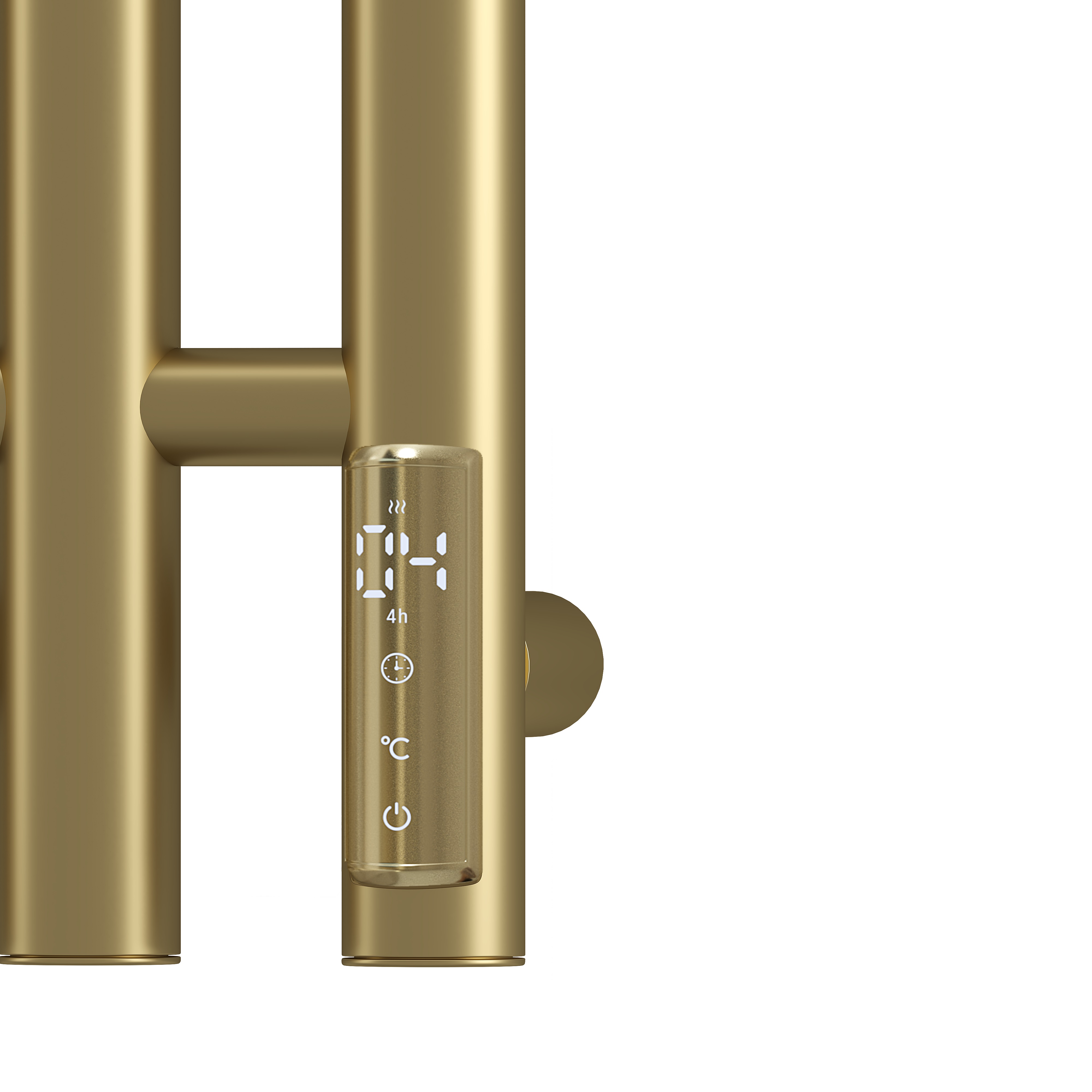 Полотенцесушитель электрический APEXTERMO Luna LN10112GL 1100x120 с крючками, золотой матовый