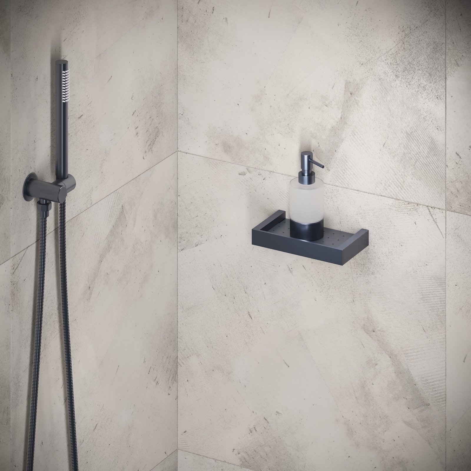 Полка Timo Petruma 15222/18 черное золото