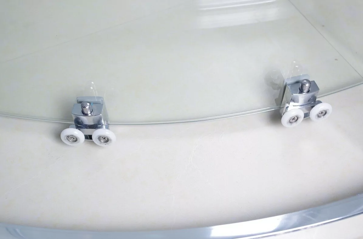 Душевой уголок Timo Altti 609 Foggy Glass матовый 90х90 полукруглый 1/4, без поддона, хром