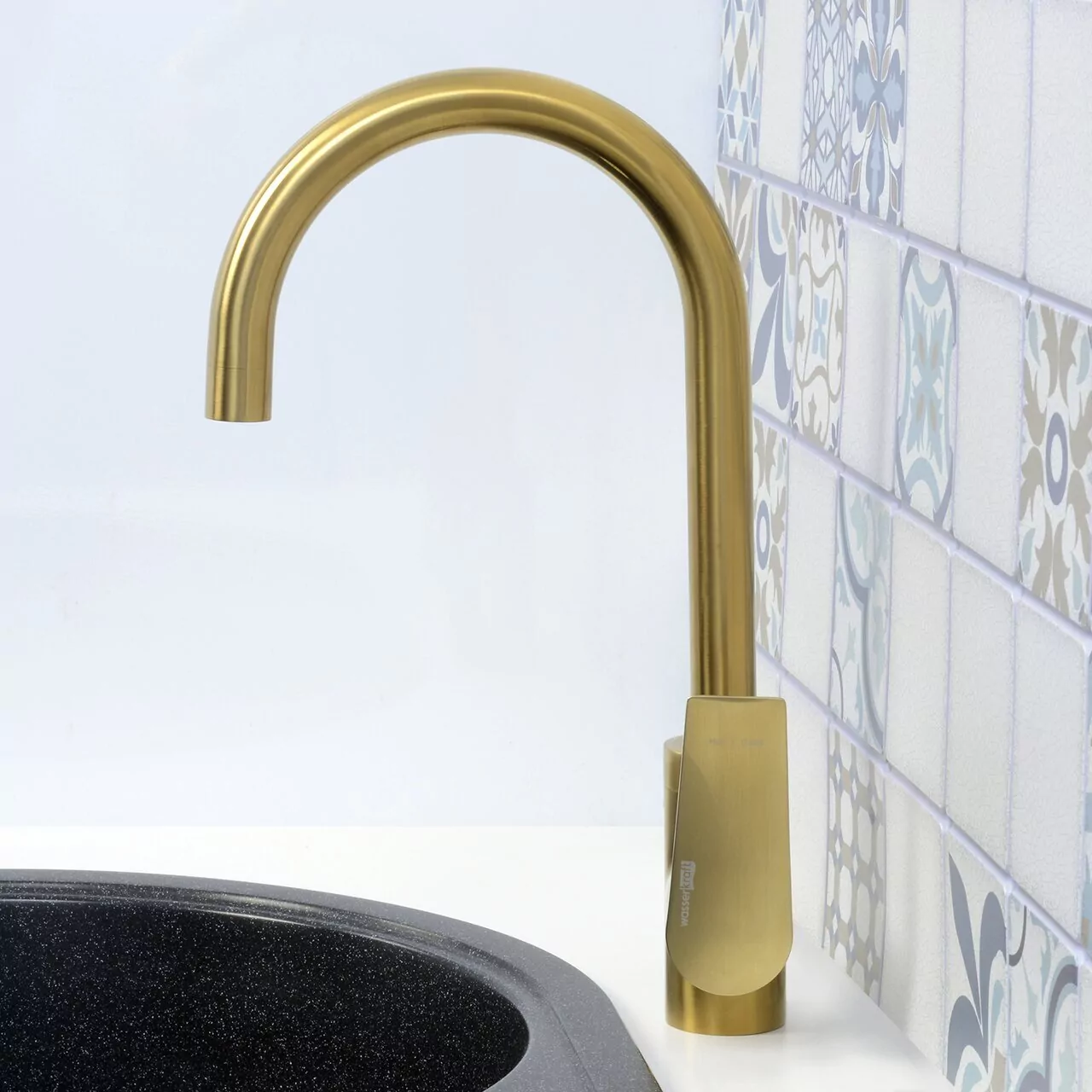 Смеситель для кухни WasserKraft Aisch 5507 матовое золото