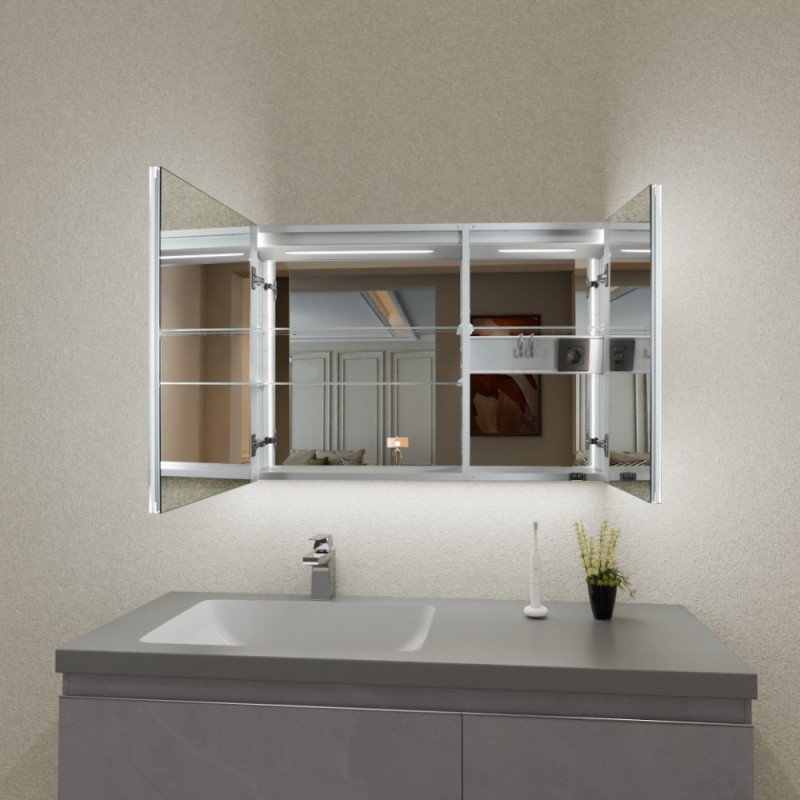 Зеркало-шкаф Esbano ES-3810D 100х70х14