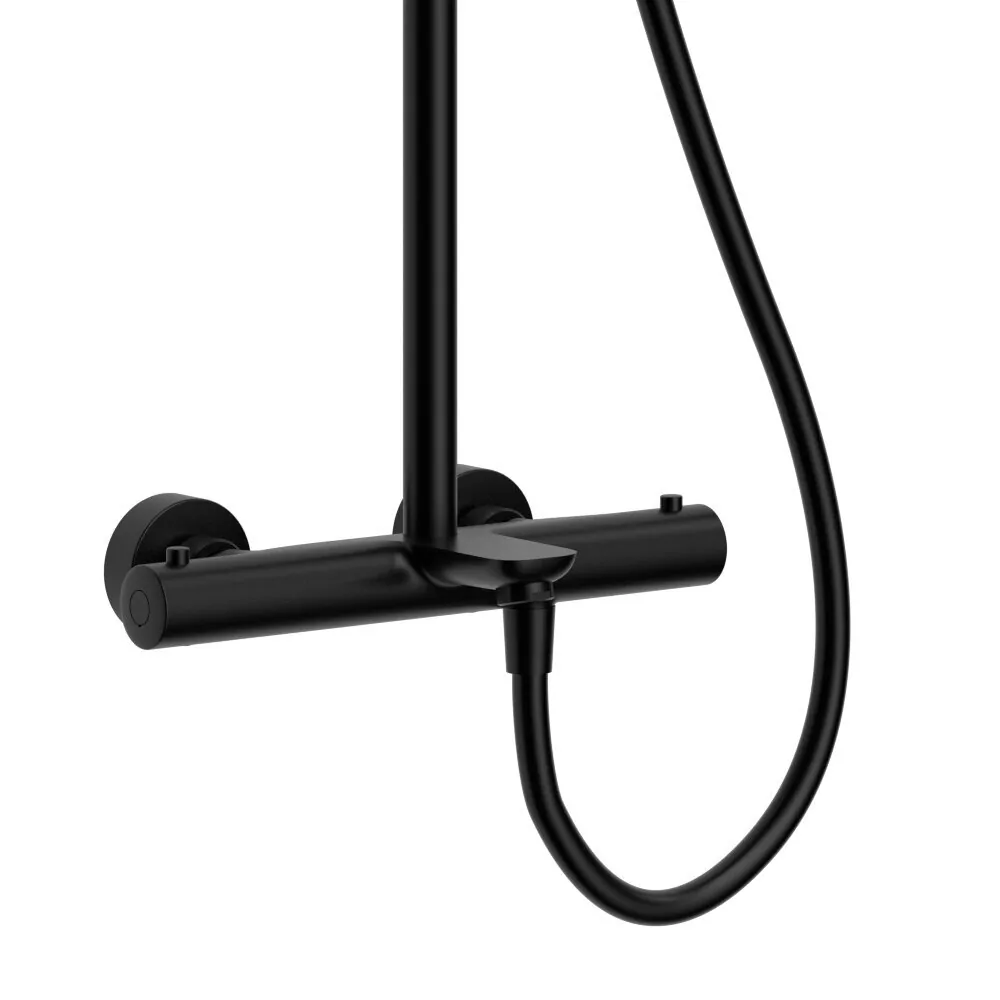 Душевая стойка Raiber Graceful RPB-007 черный матовый