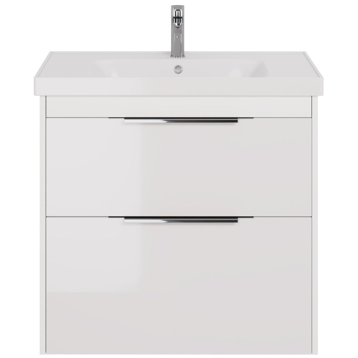 Тумба с раковиной подвесная/напольная Dreja Prime 90 см, белый