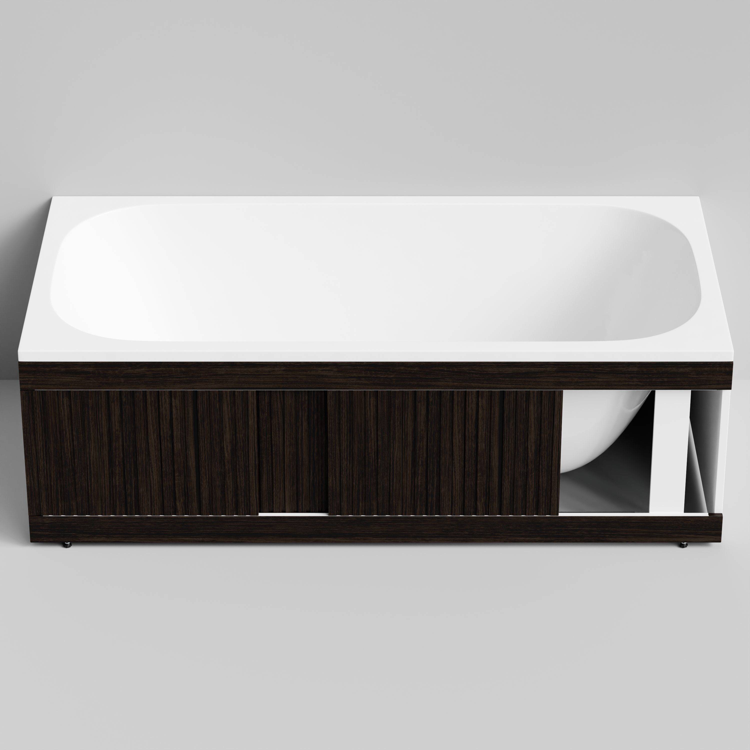 Экран под ванну Vod-ok Тач 170 раздвижной венге + 15 цветов