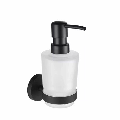 Дозатор для мыла Timo Saona 13039/03 подвесной, черный матовый