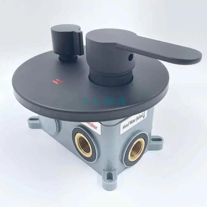 Душевой комплект ALMAes Marita TVZ-8833 черный матовый