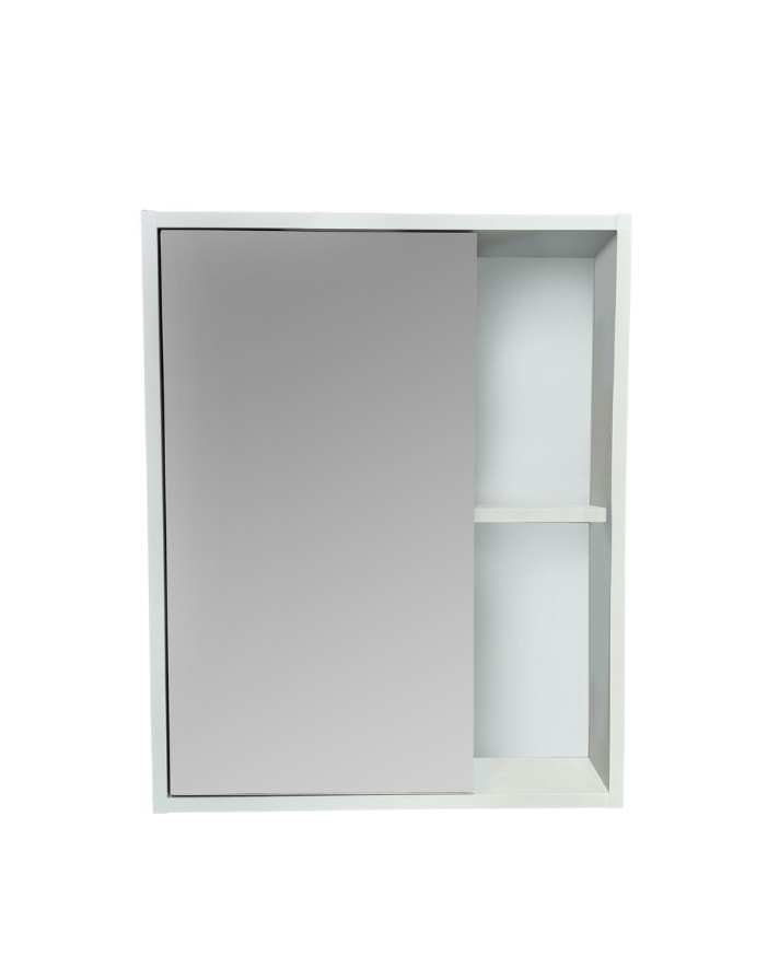 Зеркало-шкаф Runo Эко 52 бирюзовый, универсальный