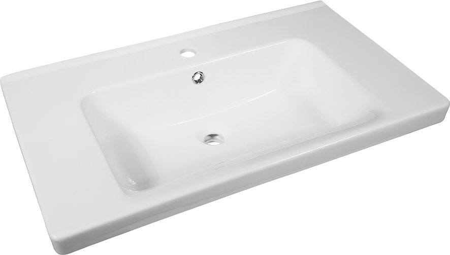 Тумба подвесная SanStar Riana 80 с раковиной Гармония 80, белая от магазина Vanna-Vanna.ru!
