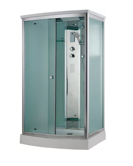 Душевая кабина Timo Comfort T-8815 Fabric Glass 120*90*220+турецкая баня хамам+стульчик прозрачный