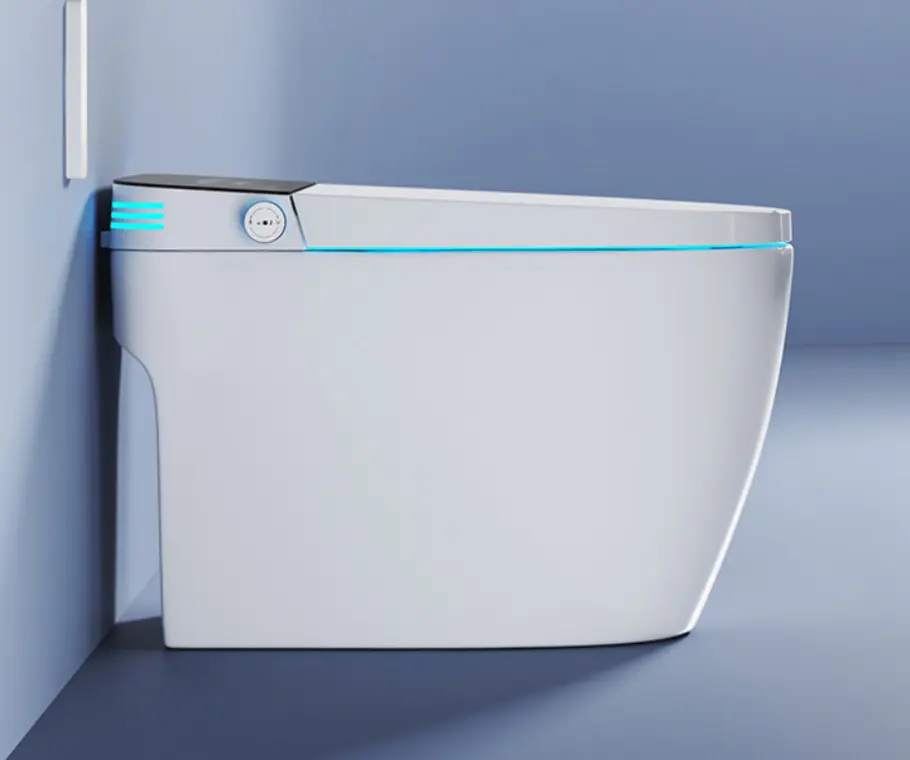 Унитаз Ceruttispa EZIO Smart CT11168 с дистанционным управлением (680x400x470), напольный, белый