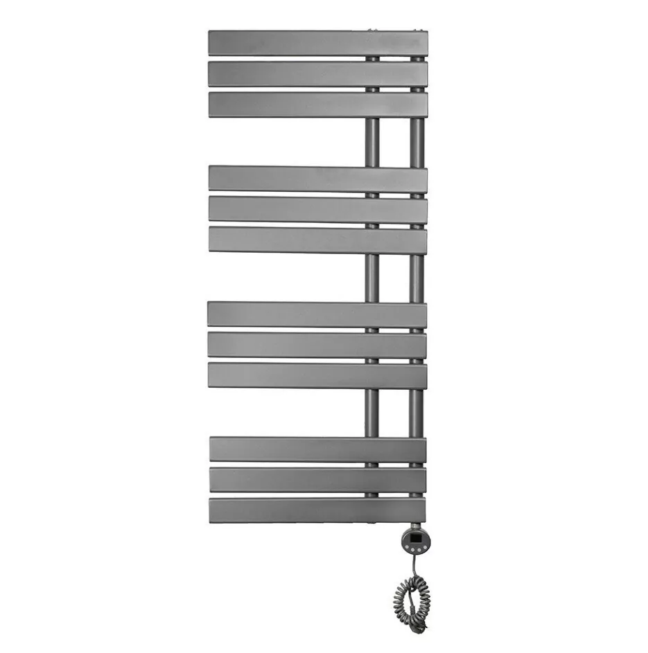 Полотенцесушитель электрический Domoterm Дельта П12 500х1130 ER правый, графит