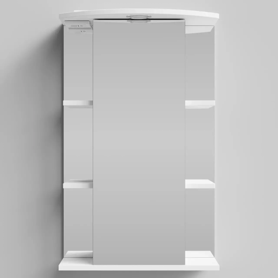 Зеркало-шкаф Vod-ok Эльба 50 L/R свет, белый