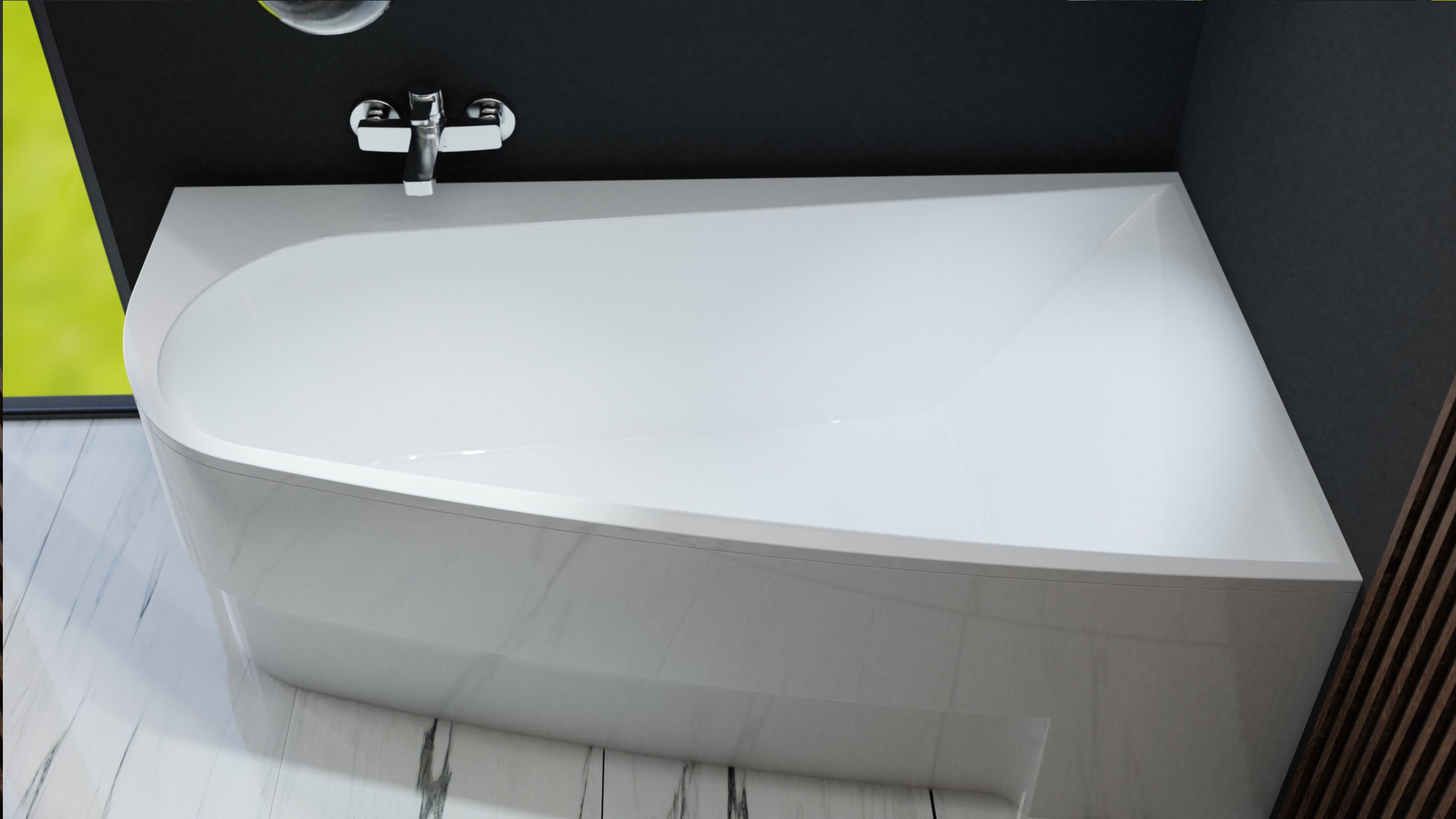 Ванна акриловая Vayer Boomerang 160x90 R правая