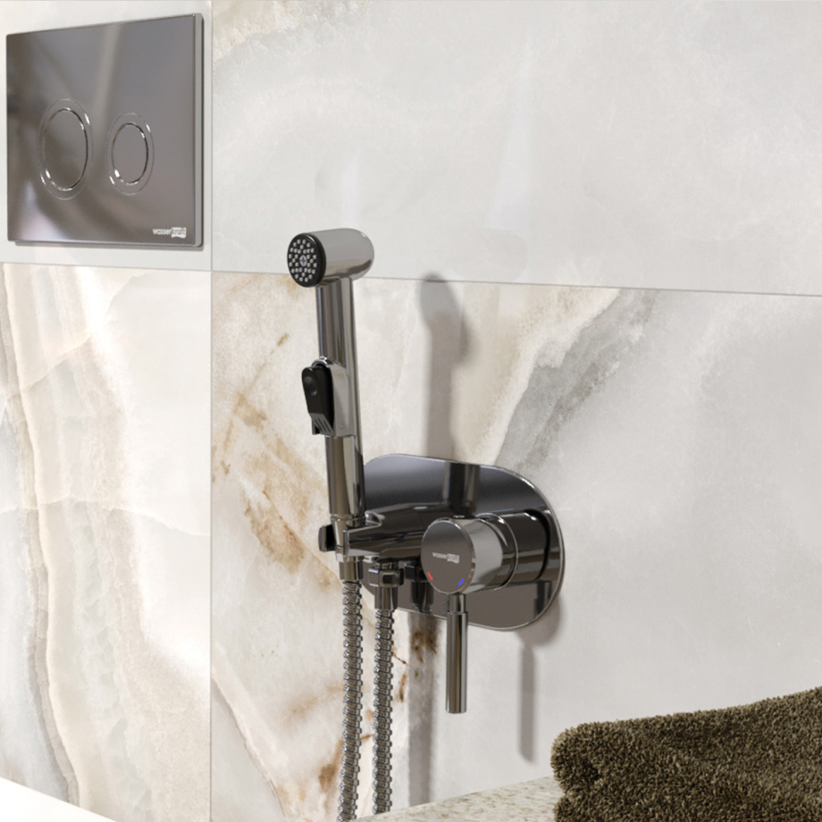 Смеситель с гигиеническим душем Main 4138 WasserKraft хром