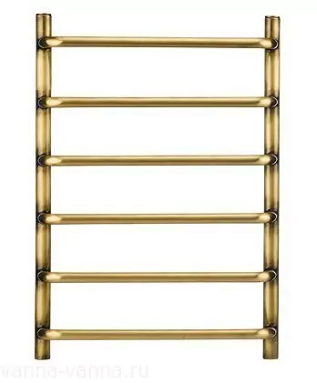 Полотенцесушитель водяной Domoterm Стефано П6 400x600 АБР античная бронза