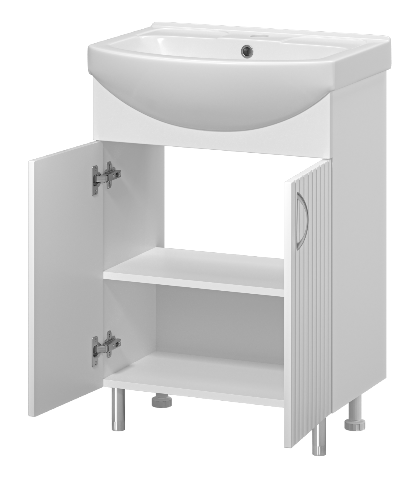 Тумба с раковиной Misty Изео 60 белый