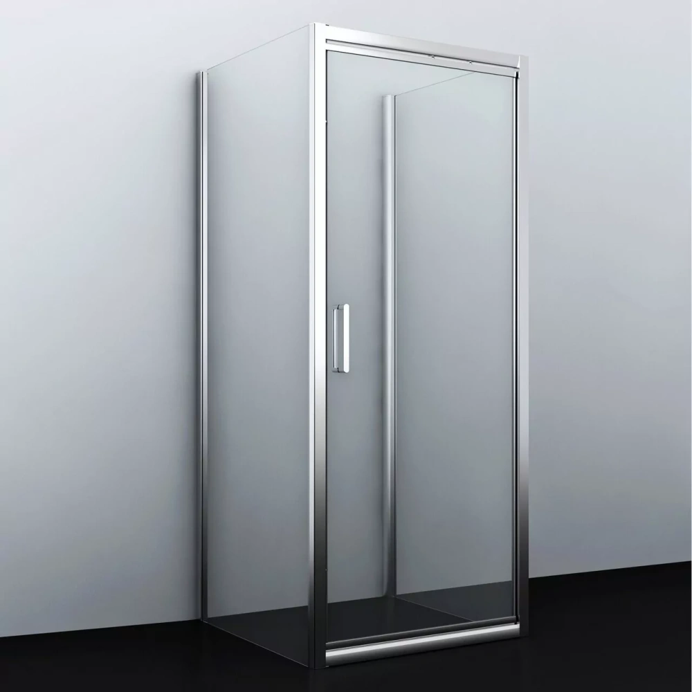 Душевой уголок WasserKraft Salm 27I41 100х90 квадратный, без поддона, прозрачное стекло, хром от магазина Vanna-Vanna.ru!