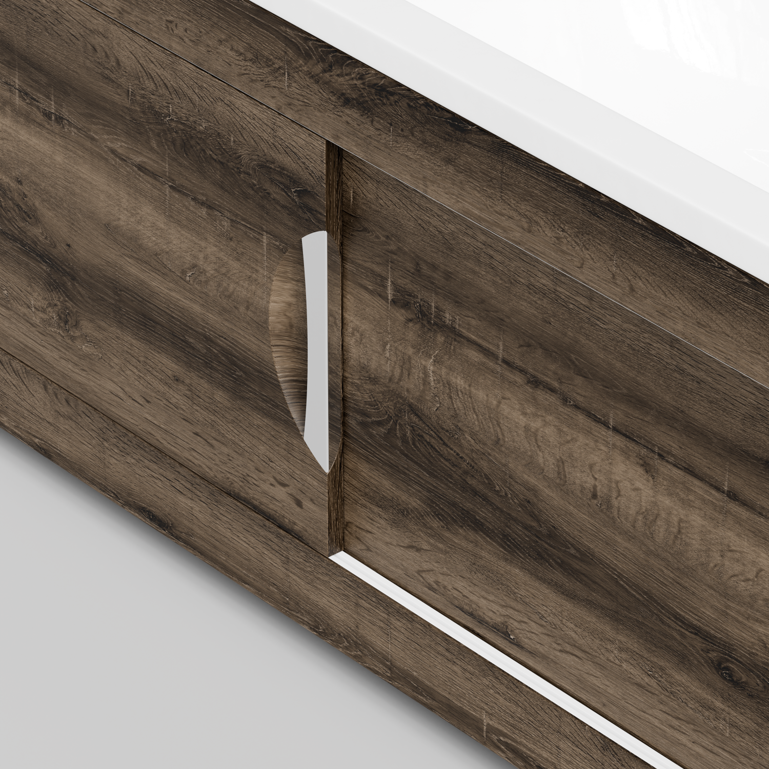 Экран под ванну Vod-ok Топ 170 раздвижной Дуб крымский коричневый