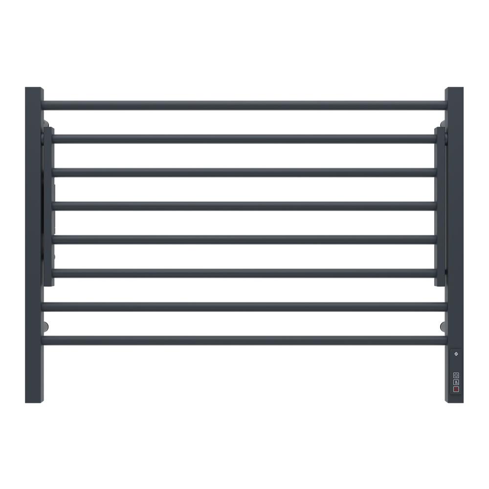 Полотенцесушитель электрический с полкой Terminus Горизонт П8 80х60 КС, черный муар