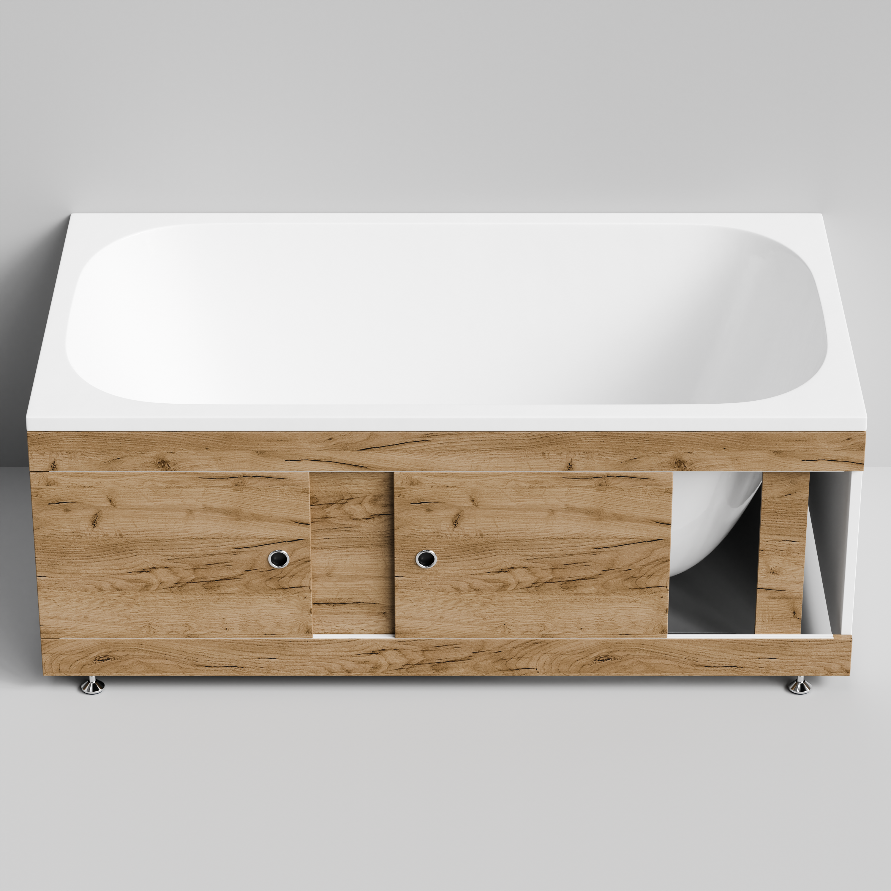 Экран под ванну Vod-ok Купе 150 раздвижной Дуб Тортуга