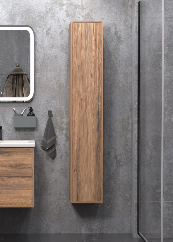 Пенал подвесной SanStar Siva Дуб веллингтон табак