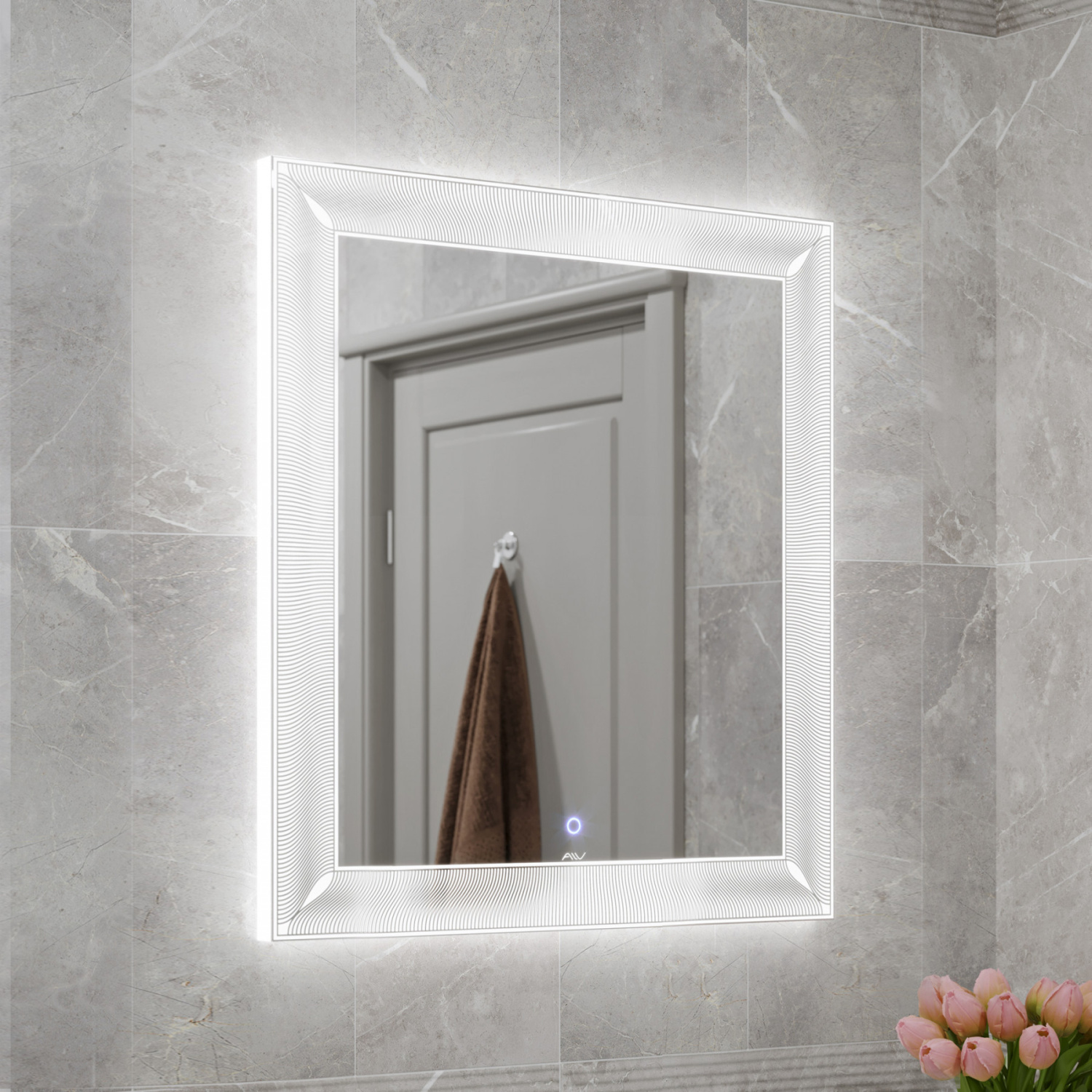 Зеркало Alavann Classic 70 свет, сенсор