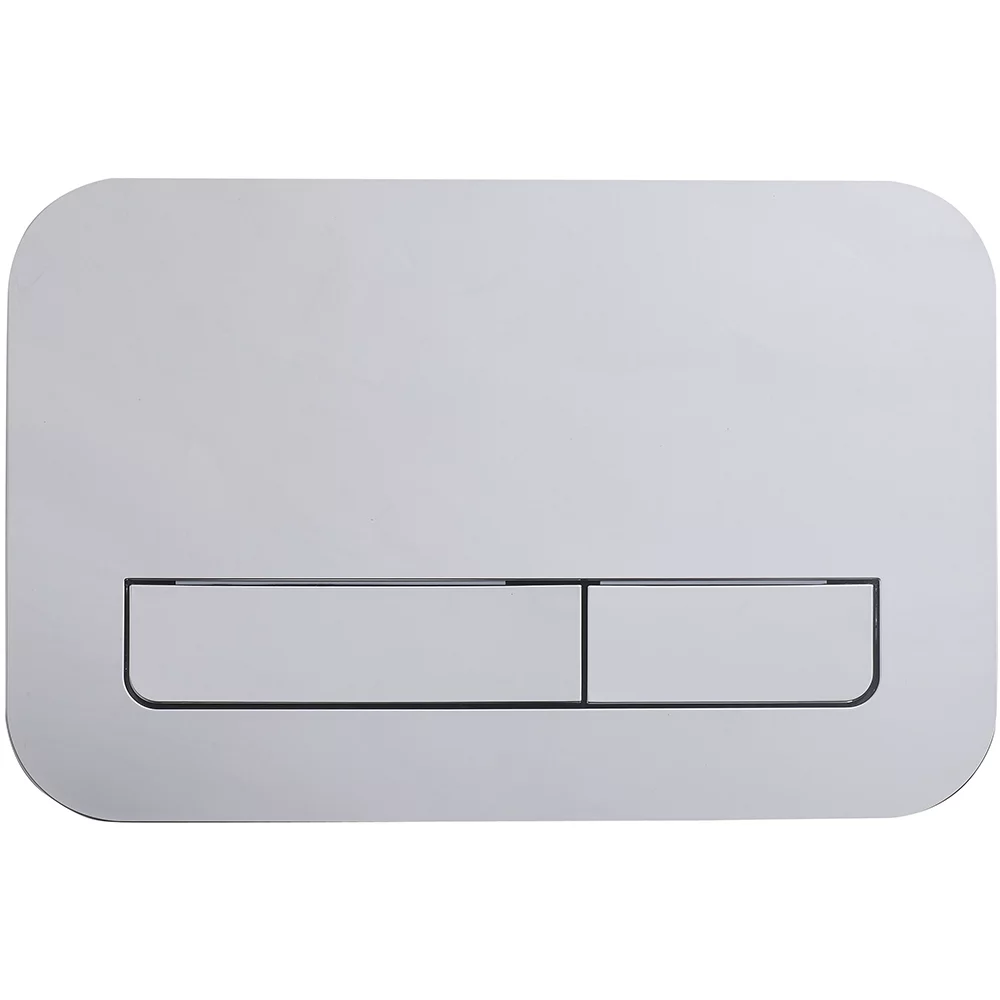 Кнопка смыва Veconi FLUSH V12, FLV12-C, 240х162х7, пластик, хром глянец