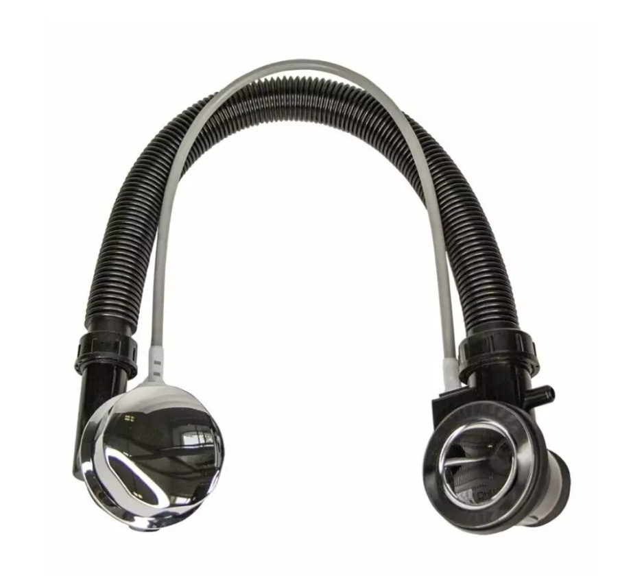 Слив-перелив для ванны полуавтомат Премиум Alex Baitler 0922035006 Хром