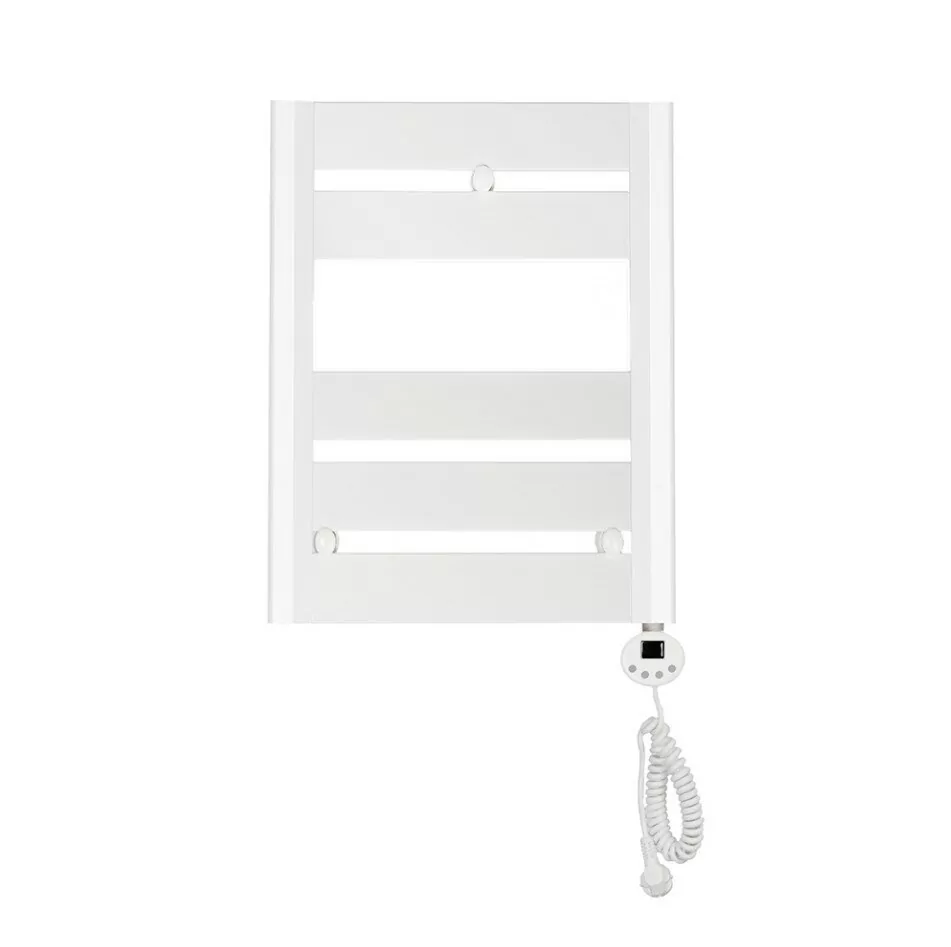 Полотенцесушитель электрический Domoterm Афина П5 400х600 ER правый, белый матовый