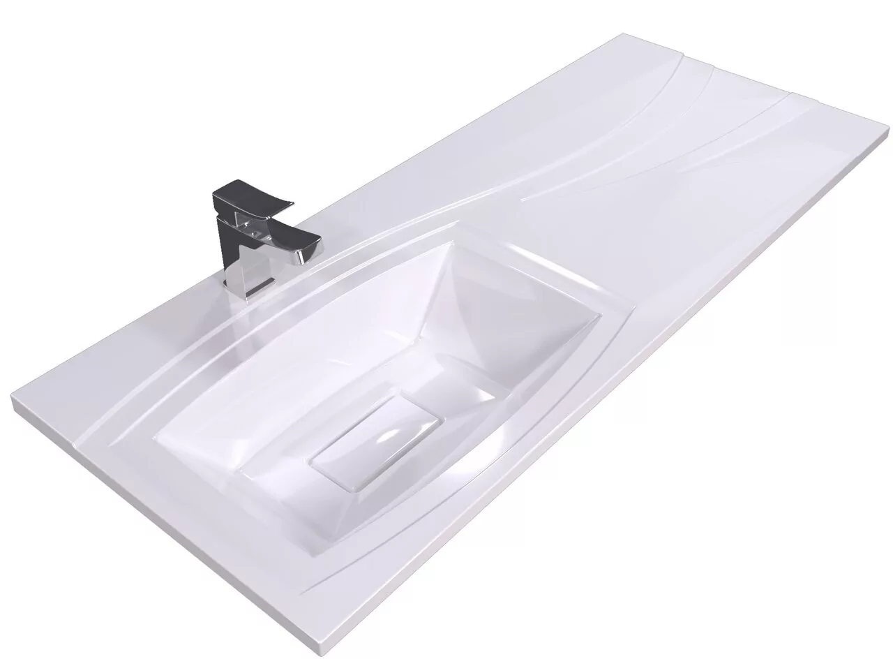 Раковина Stella Polar Элеонора 120 левая белая