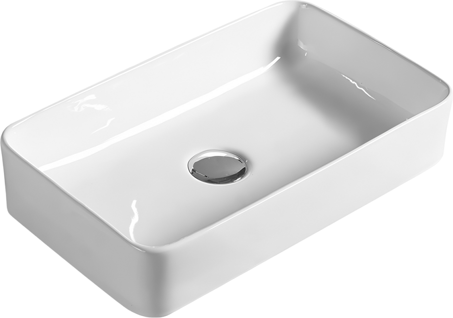 Раковина SantiLine SL-1100 накладная, белая