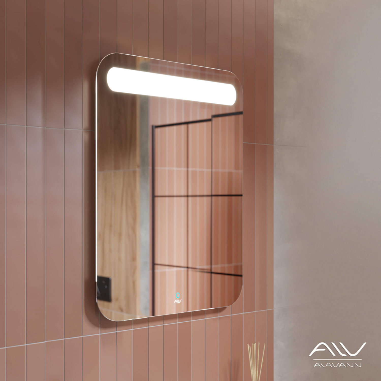 Зеркало Alavann Largo 60 свет сенсор