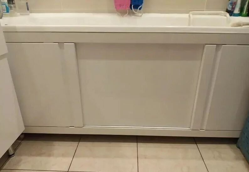 Экран под ванну Emmy Элис MAX 150 раздвижной белый