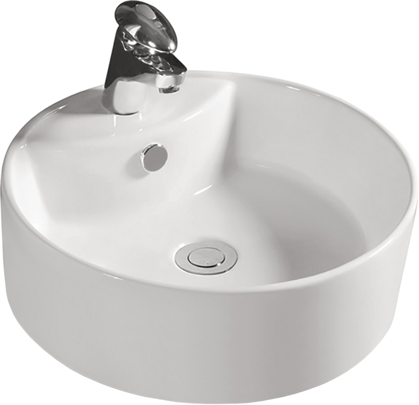 Раковина SantiLine SL-1070 накладная, белая