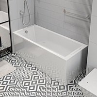 Прямоугольные акриловые ванны