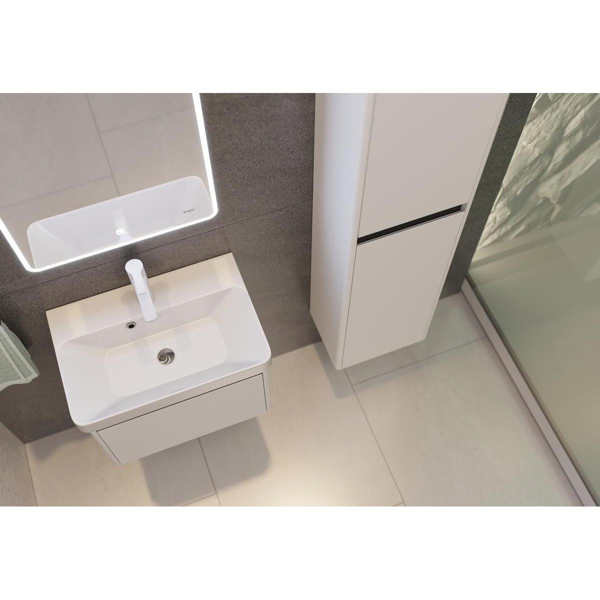 Пенал Dreja Luxury 35 см, белый