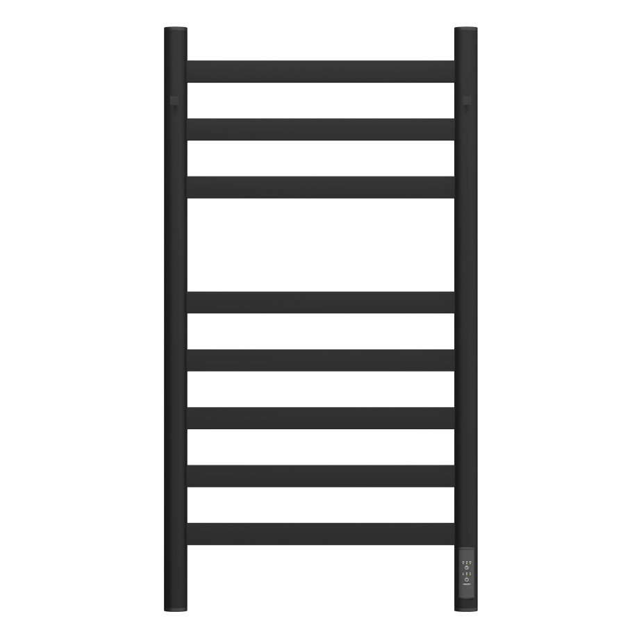 Полотенцесушитель электрический APEXTERMO Sfera SF10184BM 800x400 с крючками, черный матовый