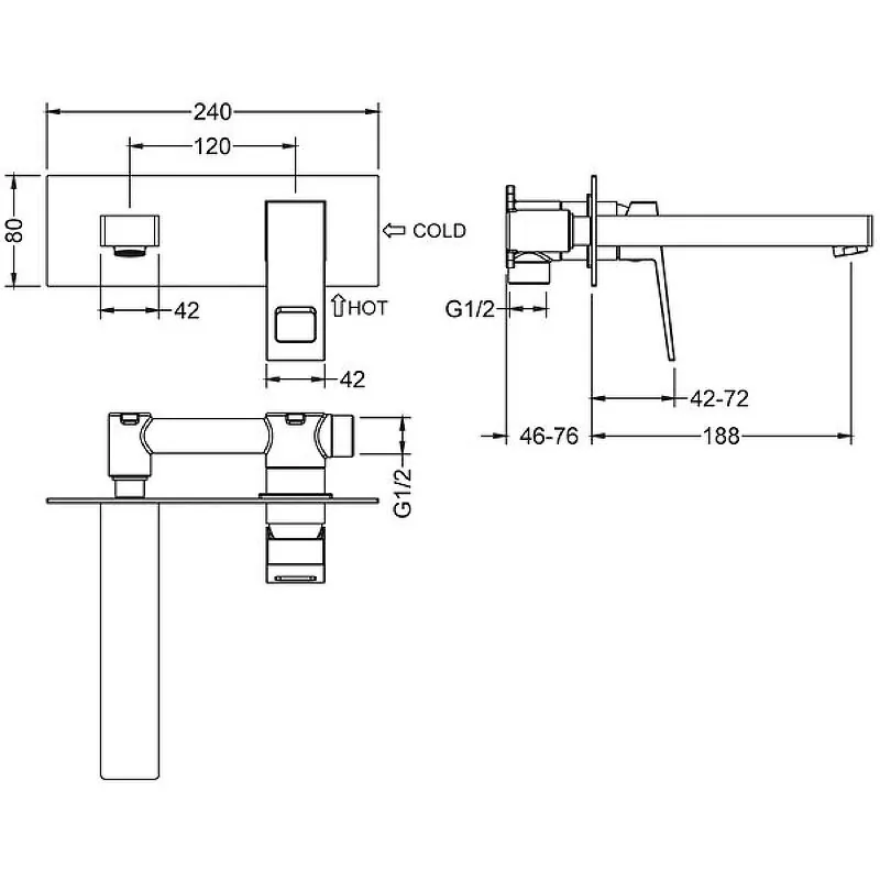 Смеситель для раковины Timo Briana 7171/17SM золото матовое
