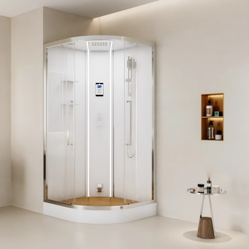 Душевая кабина с паром ESBANO ESO-PARI-100CR 100х100х217