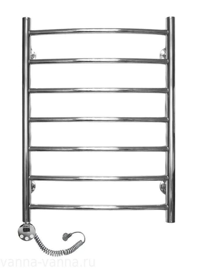 Полотенцесушитель электрический Domoterm Калипсо П7 500x700 EL с терморегулятором, левый, хром